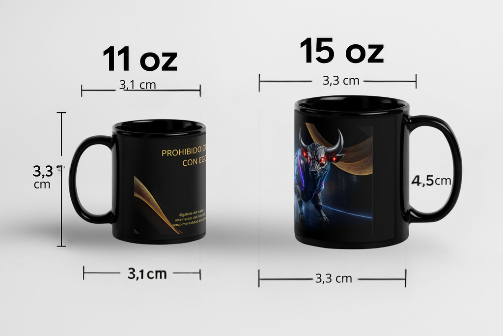 taza del ego 11 onzas -  15 onzas
