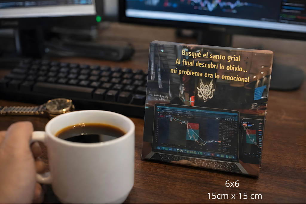 Cuadro motivacional para traders – “Busqué el santo grial”