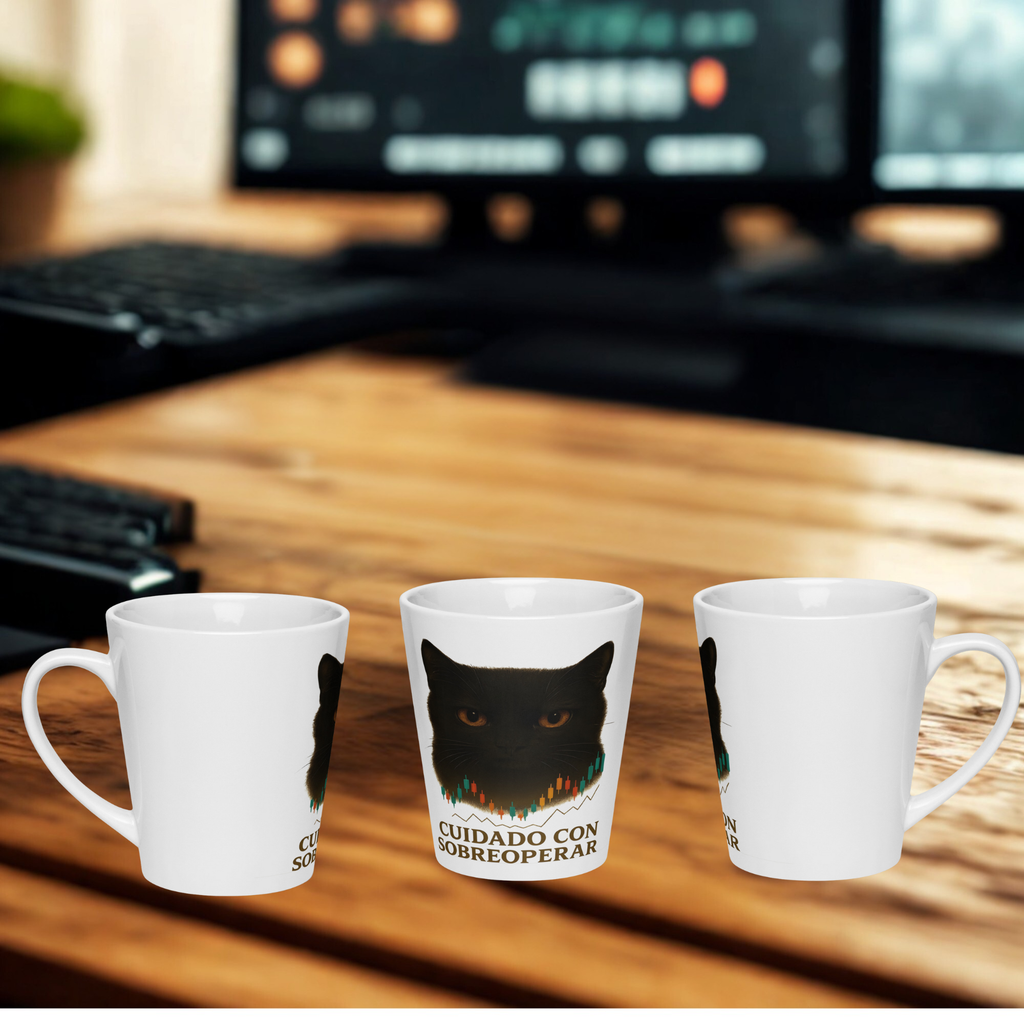 taza gato cuidador