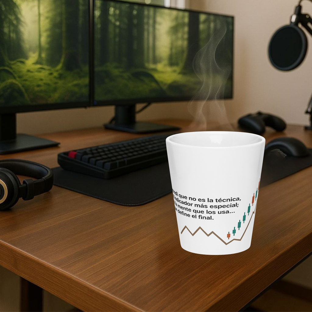 Taza Trader de Mentalidad –  (11 oz)