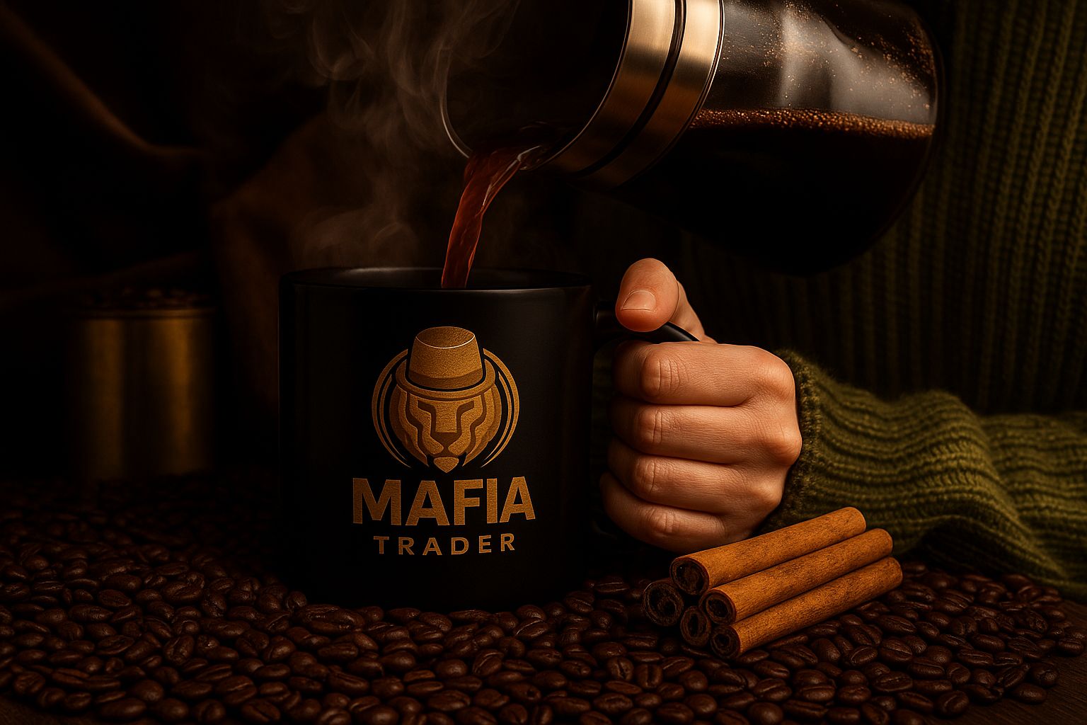 taza mafia trader 11 onzas - 15 onzas