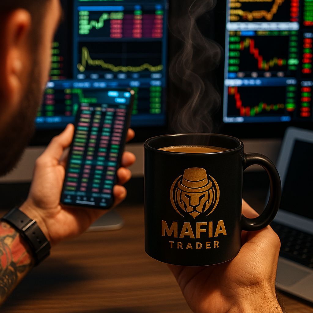 taza mafia trader 11 onzas - 15 onzas