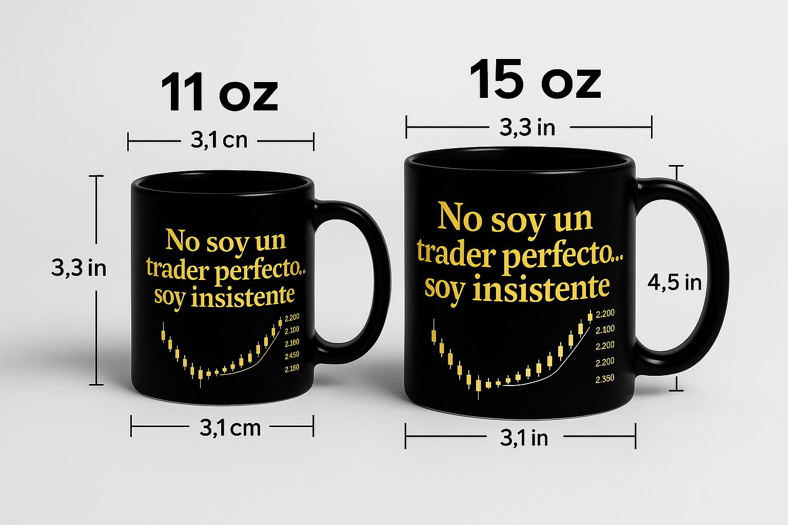Taza xauusd 11 onzas - 15 onzas
