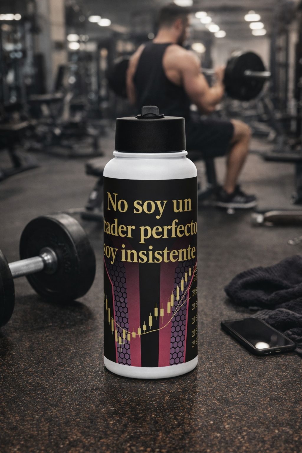 Botella Trader “No soy un trader perfecto, soy insistente” – Mentalidad de hierro