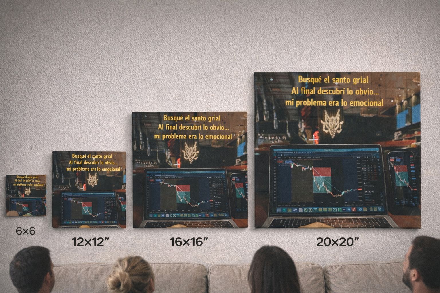 Cuadro motivacional para traders – “Busqué el santo grial”